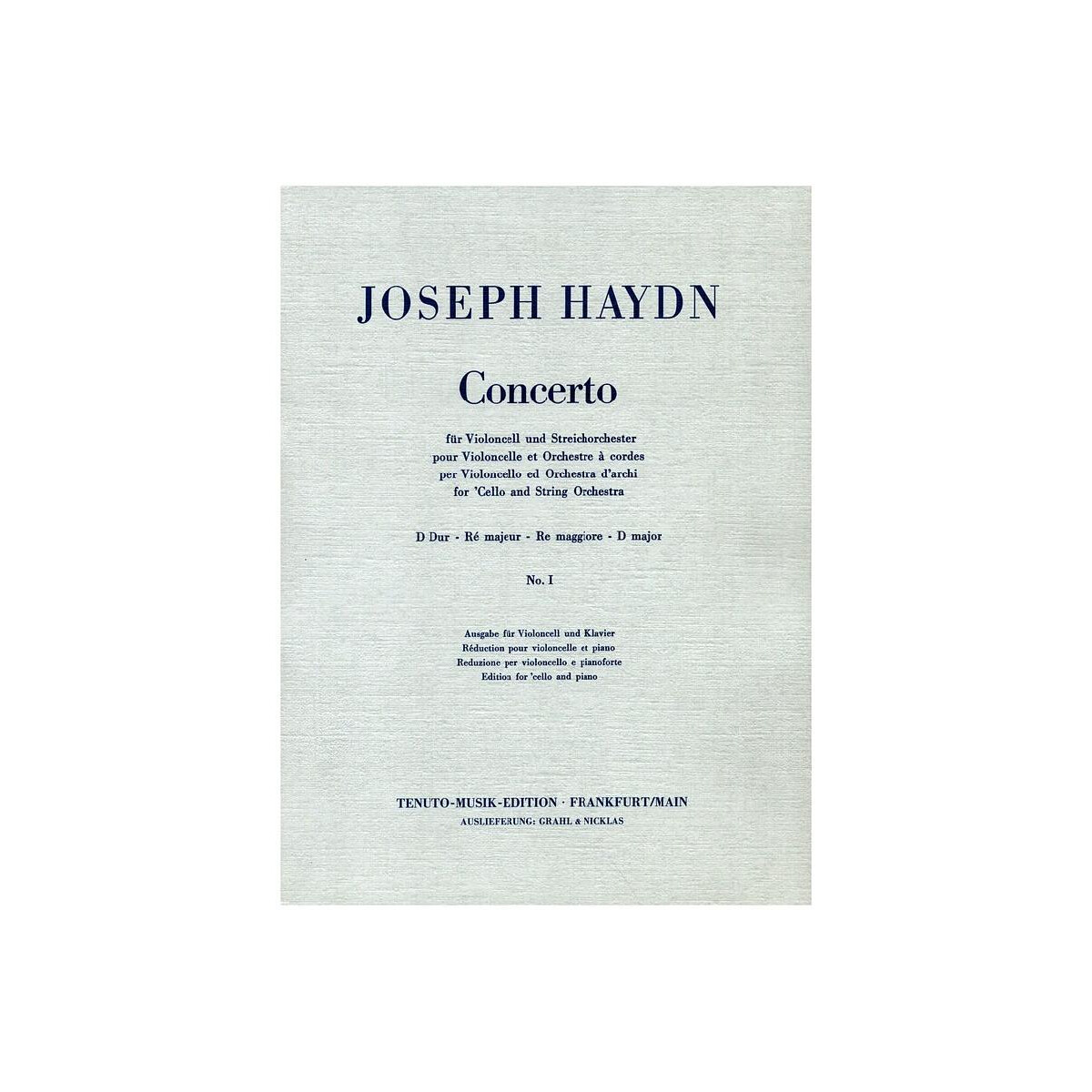 Konzert D-Dur Nr.1Hob.VIIb:4