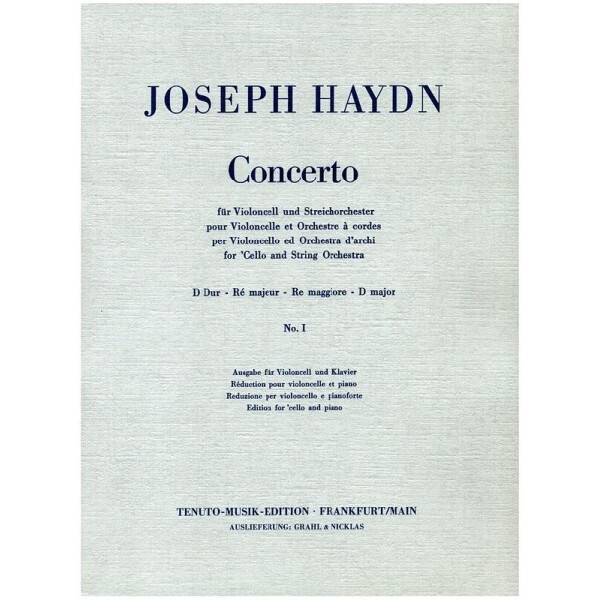 Konzert D-Dur Nr.1Hob.VIIb:4