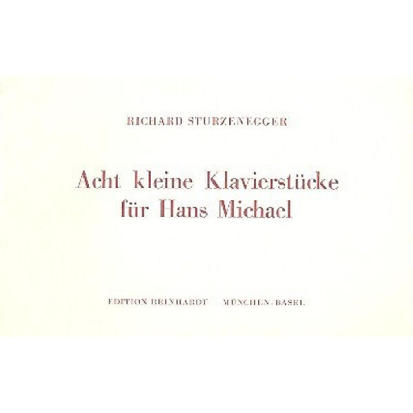 8 kleine Klavierstücke für