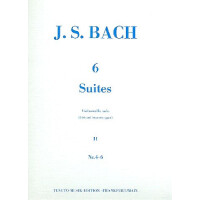 6 Suiten Band 2 (Nr.4-6) BWV1010-1012