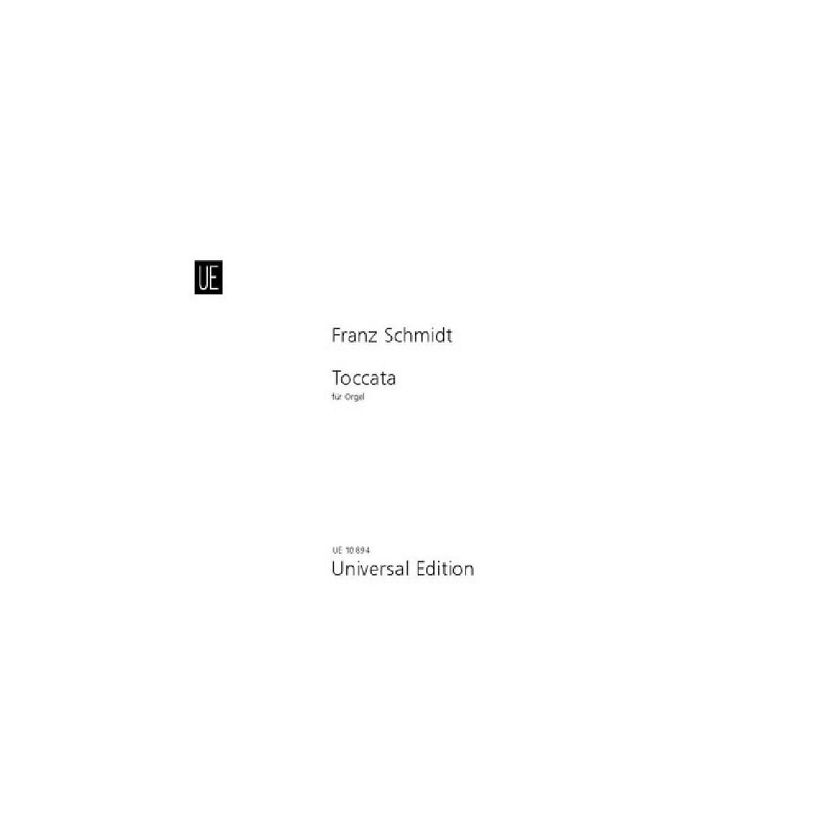 Toccata C-Dur für Orgel box