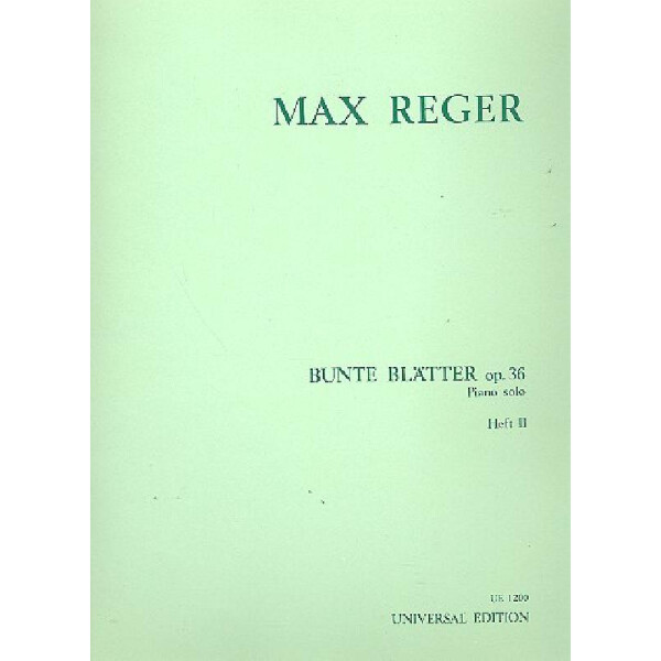 Bunte Blätter op.36 Band 2