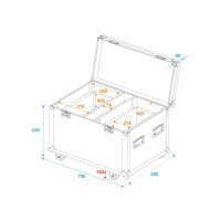 Roadinger Flightcase 2x TMH XB-280