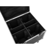 Roadinger flight case 4x TMH-S90