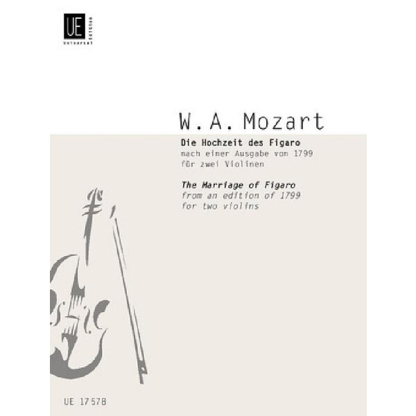 Die Hochzeit des Figaro nach einer Ausgabe von 1799