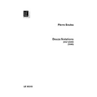 12 Notations pour piano solo