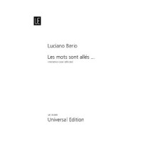 Les mots sont alles recitativo