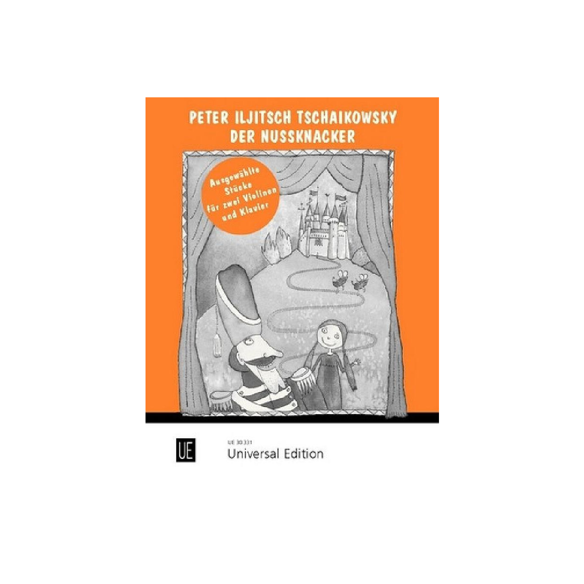 Der Nussknacker für 2 Violinen box