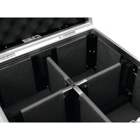 Roadinger flight case 4x AKKU UP-4