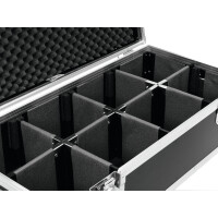 Roadinger Flightcase 8x AKKU UP-4