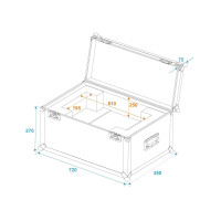 Roadinger flight case SL-160/SL-350