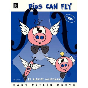 Pigs can fly (+CD) for 2 violins