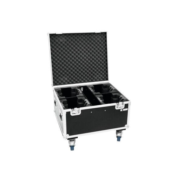 Roadinger Flightcase 4x TMH FE-600 with wheels