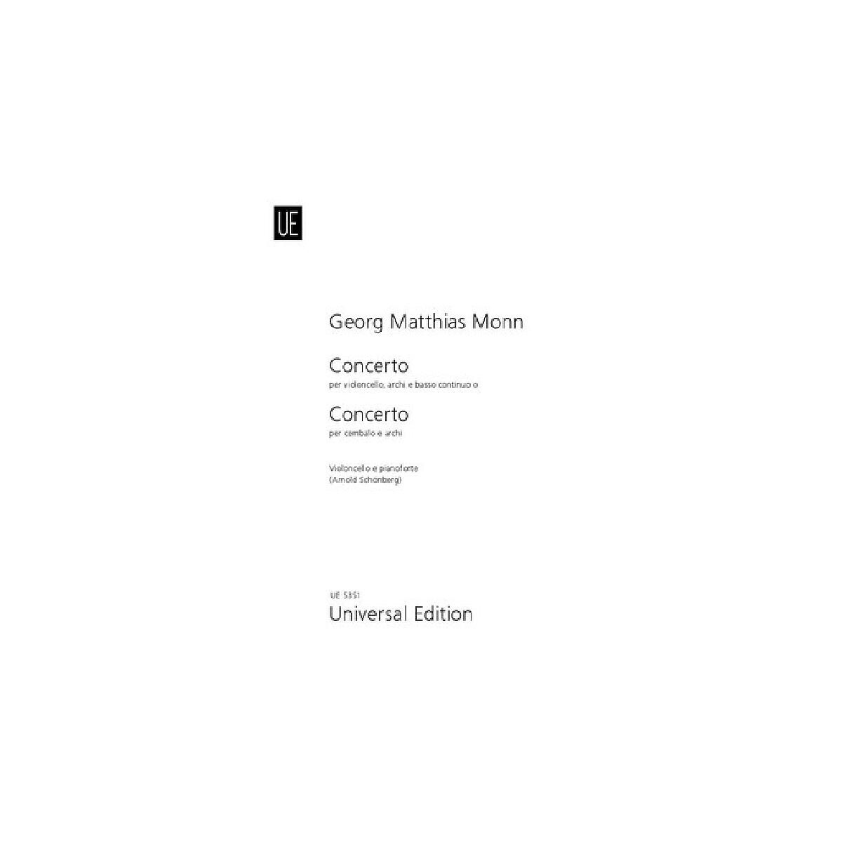 Konzert g-Moll für Violoncello und  box