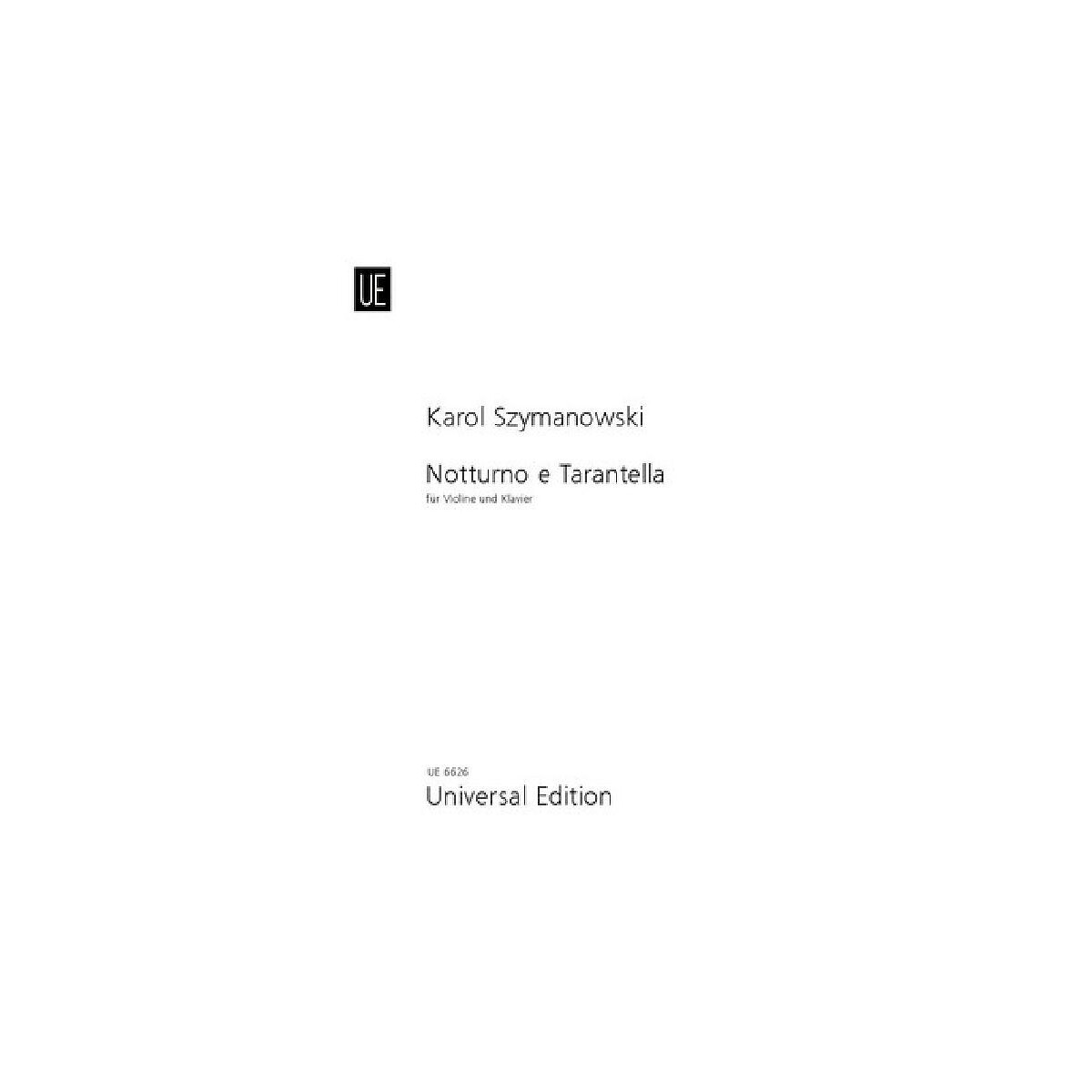 Notturno e tarantella op.28 für box