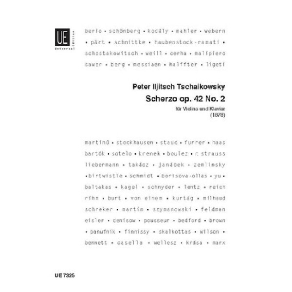 Scherzo op.42,2 für Violine und Klavier