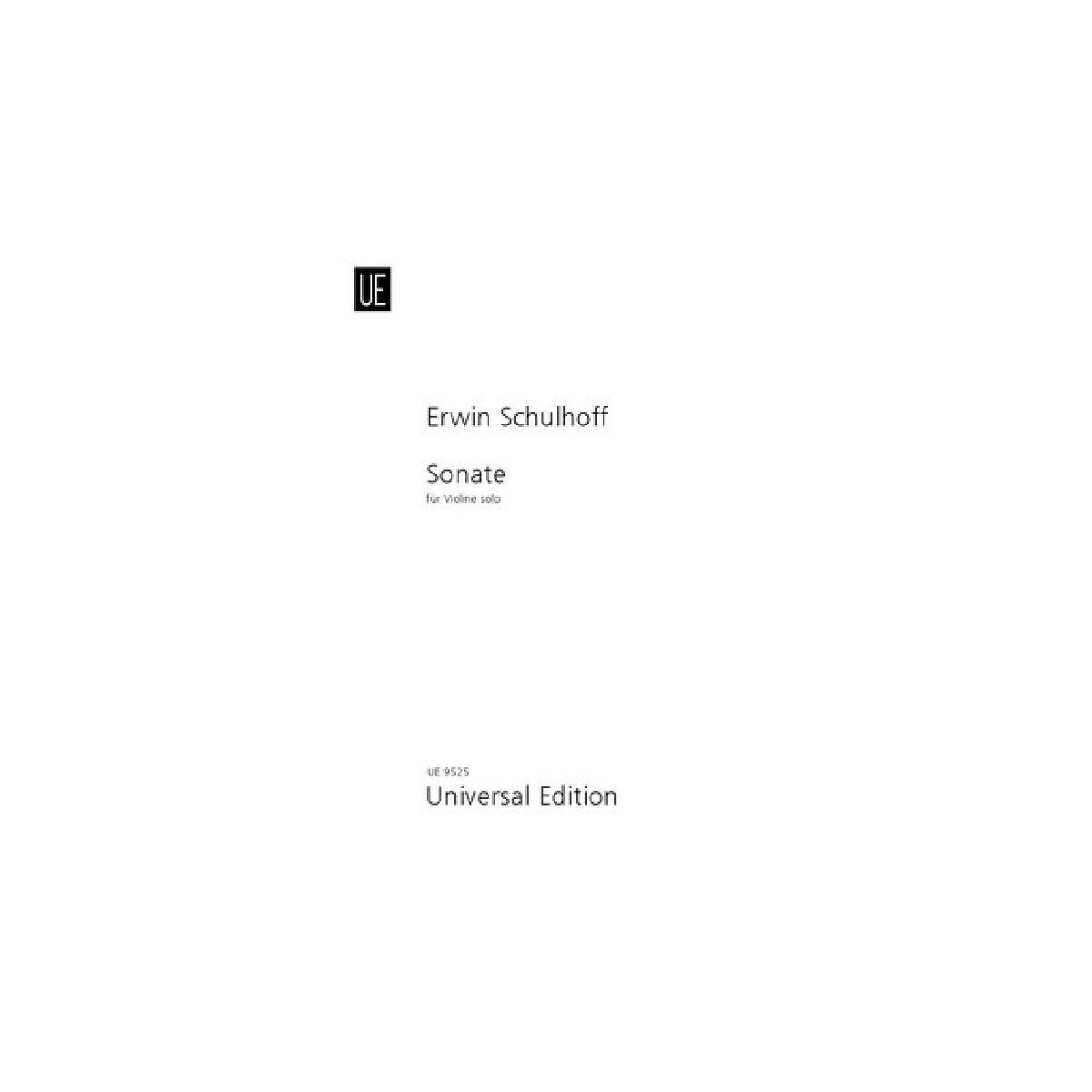 Sonate für Violine solo box