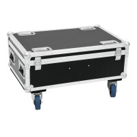 Roadinger Flightcase 4x THA-40 PC with wheels
