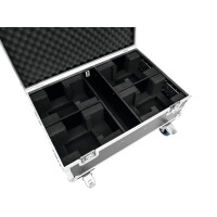 Roadinger Flightcase 4x THA-40 PC with wheels