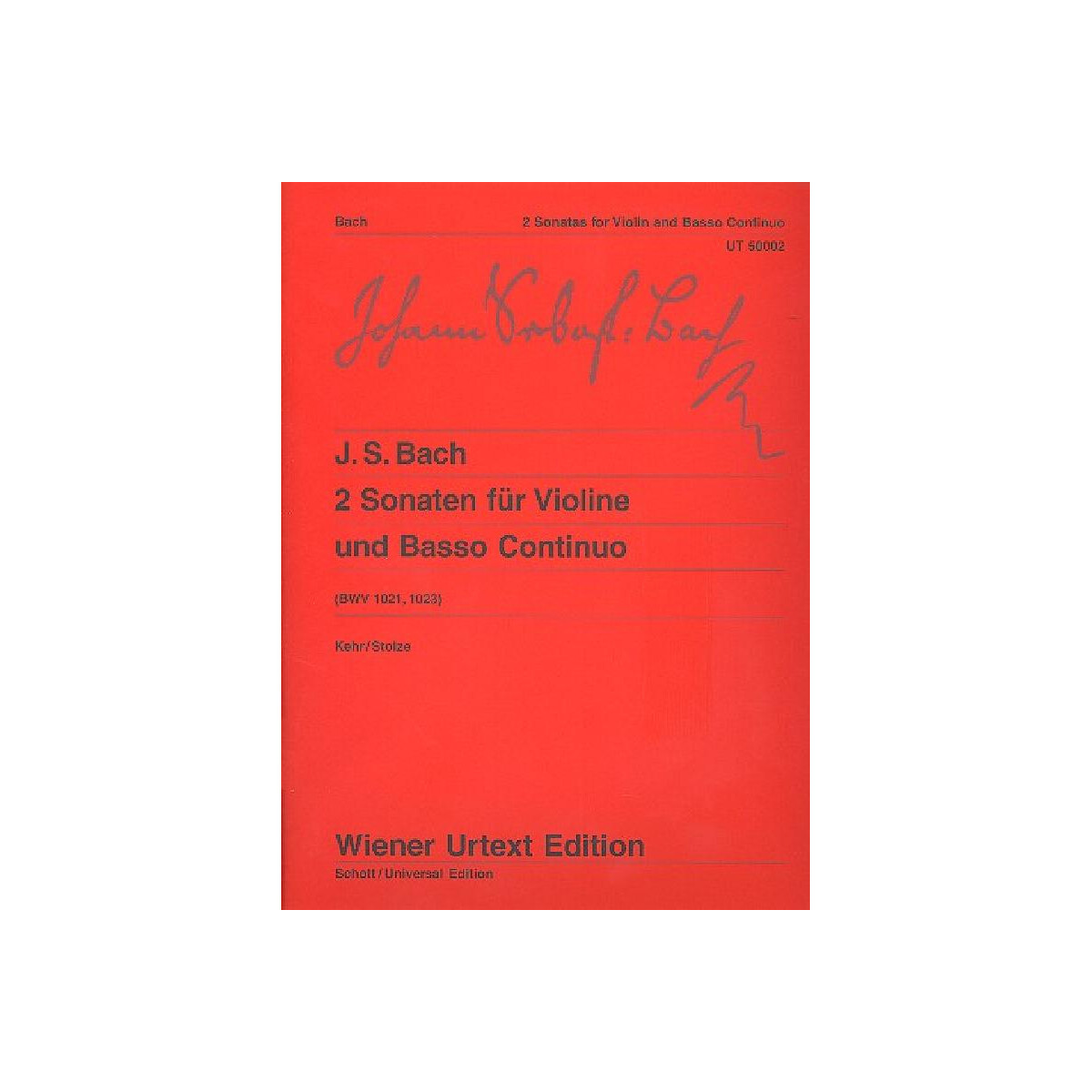 2 Sonaten BWV1021 und BWV1023 box