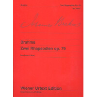 2 Rhapsodien op.79 für Klavier