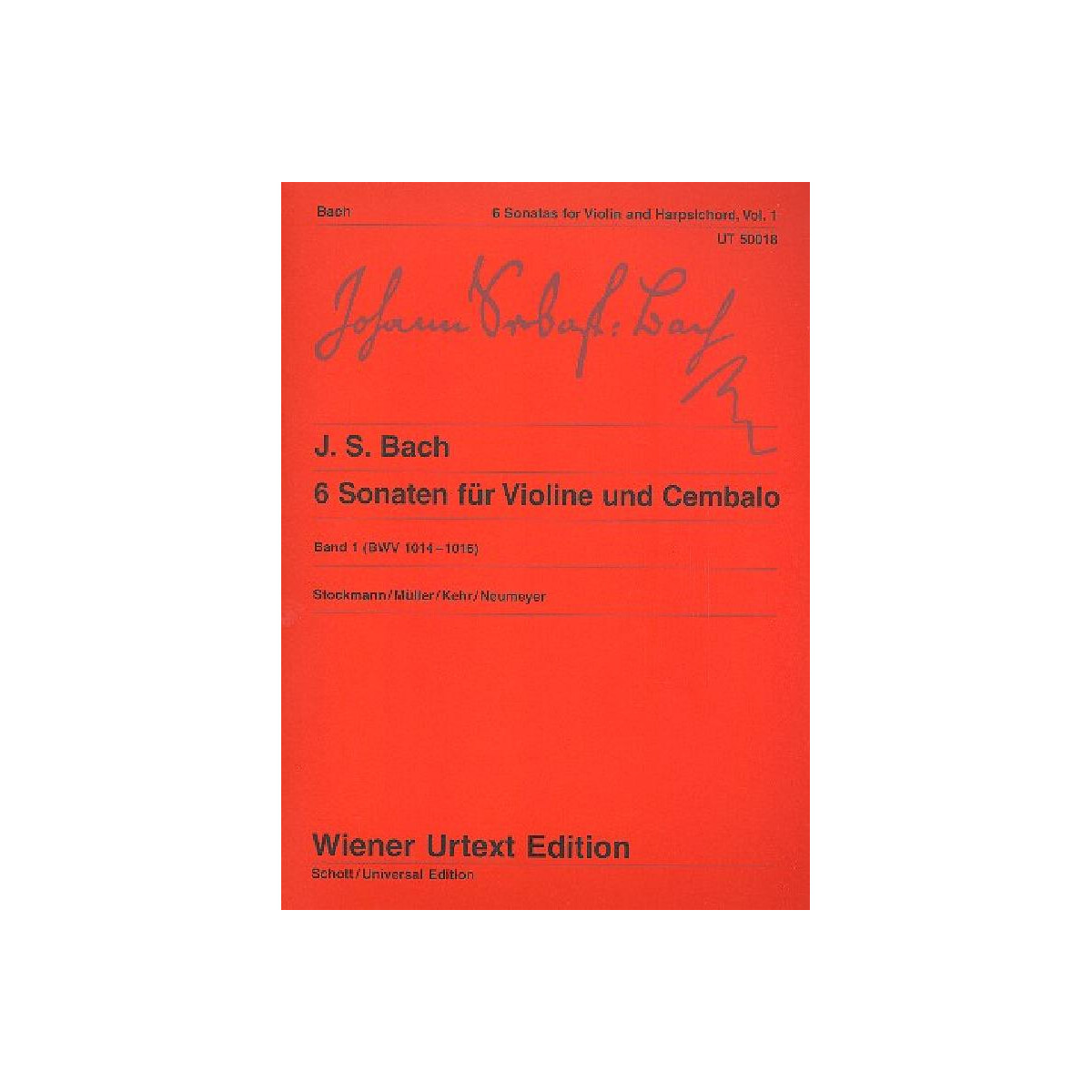 6 Sonaten Band 1 (Nr.1-3) BWV1014-1016 box