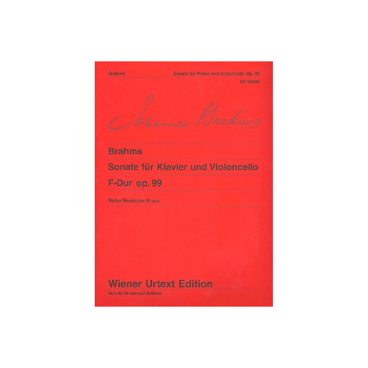 Sonate F-Dur op.99 für box