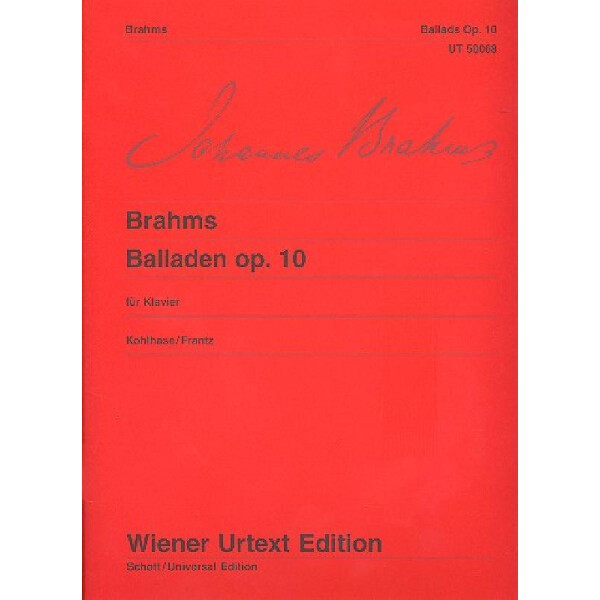 Balladen op.10 für Klavier