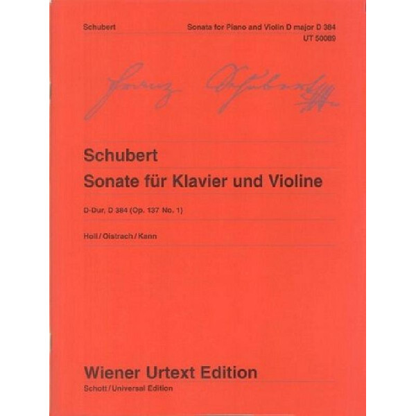 Sonate D-Dur op.137,1 D384