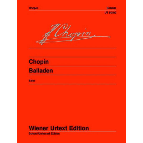 Balladen op.23, 38, 47 und 52