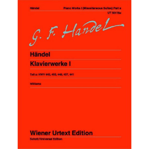 Klavierwerke Band 1 Teil A