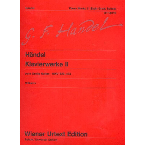 Klavierwerke Band 2 8 große Suiten