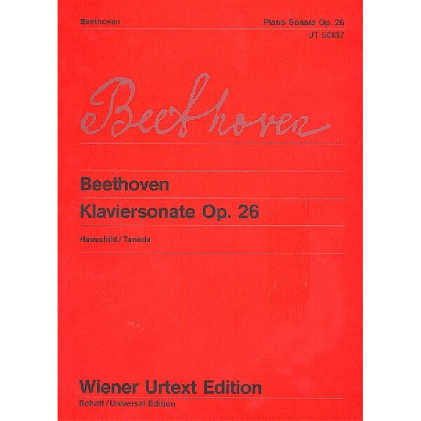 Klaviersonate op. 26 Urtext