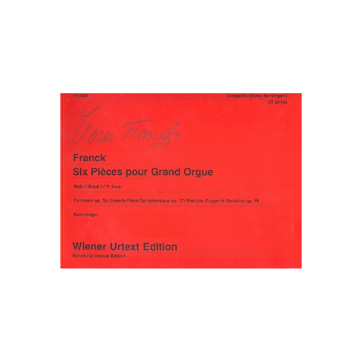 6 Pièces pour Grand Orgue Band 1 box