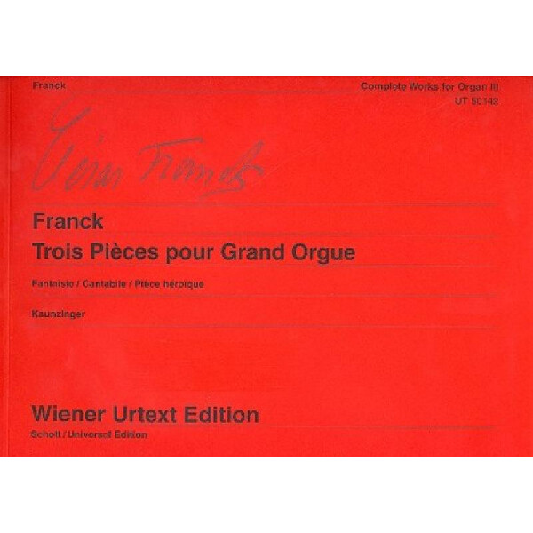 3 Pieces pour grand orgue