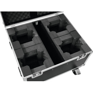 Roadinger Flightcase 4x LED TMH-X1 Moving Head Beam