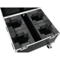 Roadinger Flightcase 4x LED TMH-X1 Moving Head Beam
