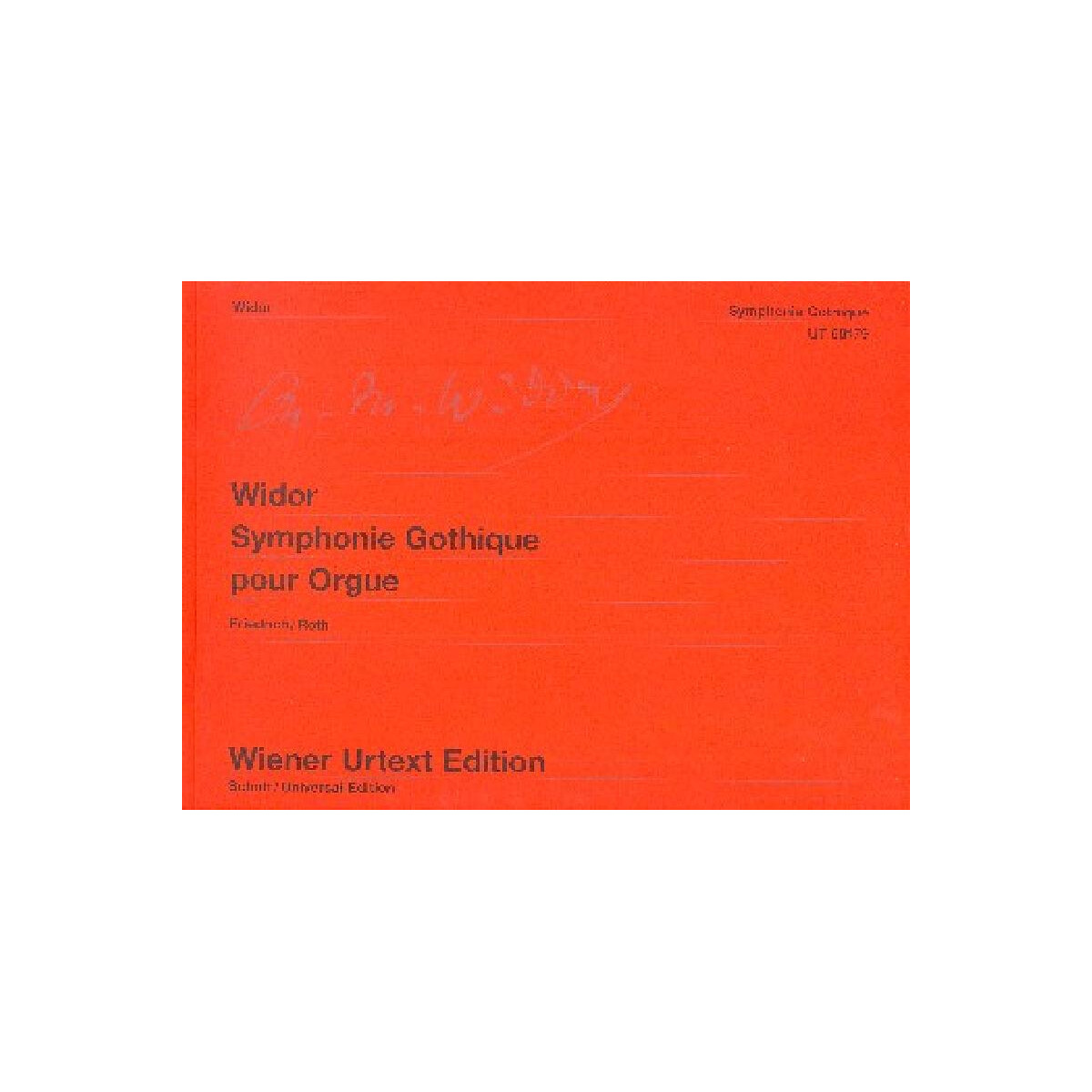 Symphonie gothique pour orgue box