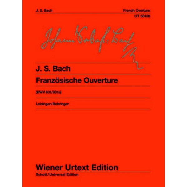 Französische Ouvertüre BWV831/831a