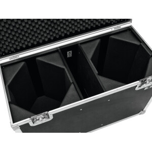 Roadinger Flightcase 2x LED THA-100F/THA-120PC
