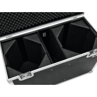 Roadinger Flightcase 2x LED THA-100F/THA-120PC