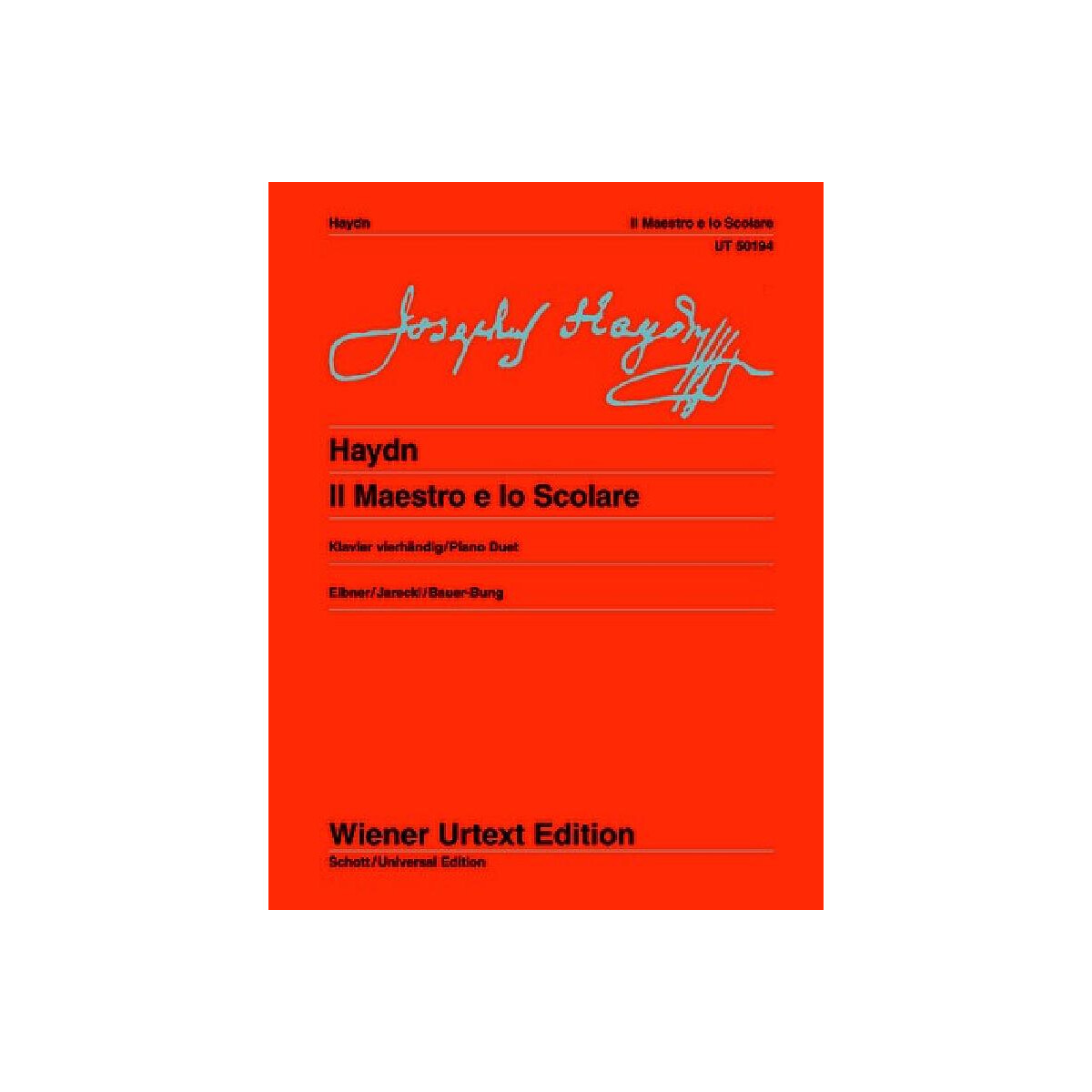 Il Maestro e lo Scolare Hob.XVIIa:1 box