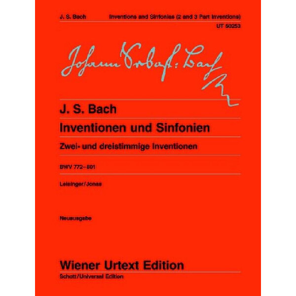 Inventionen und Sinfonien BWV772-801
