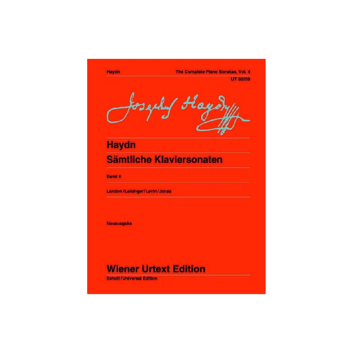 Sämtliche Klaviersonaten Band 4 box