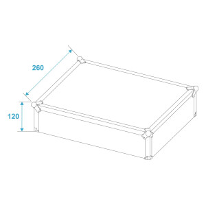 Roadinger Flightcase TRM-202 Rotary Mixer MK1 und MK2