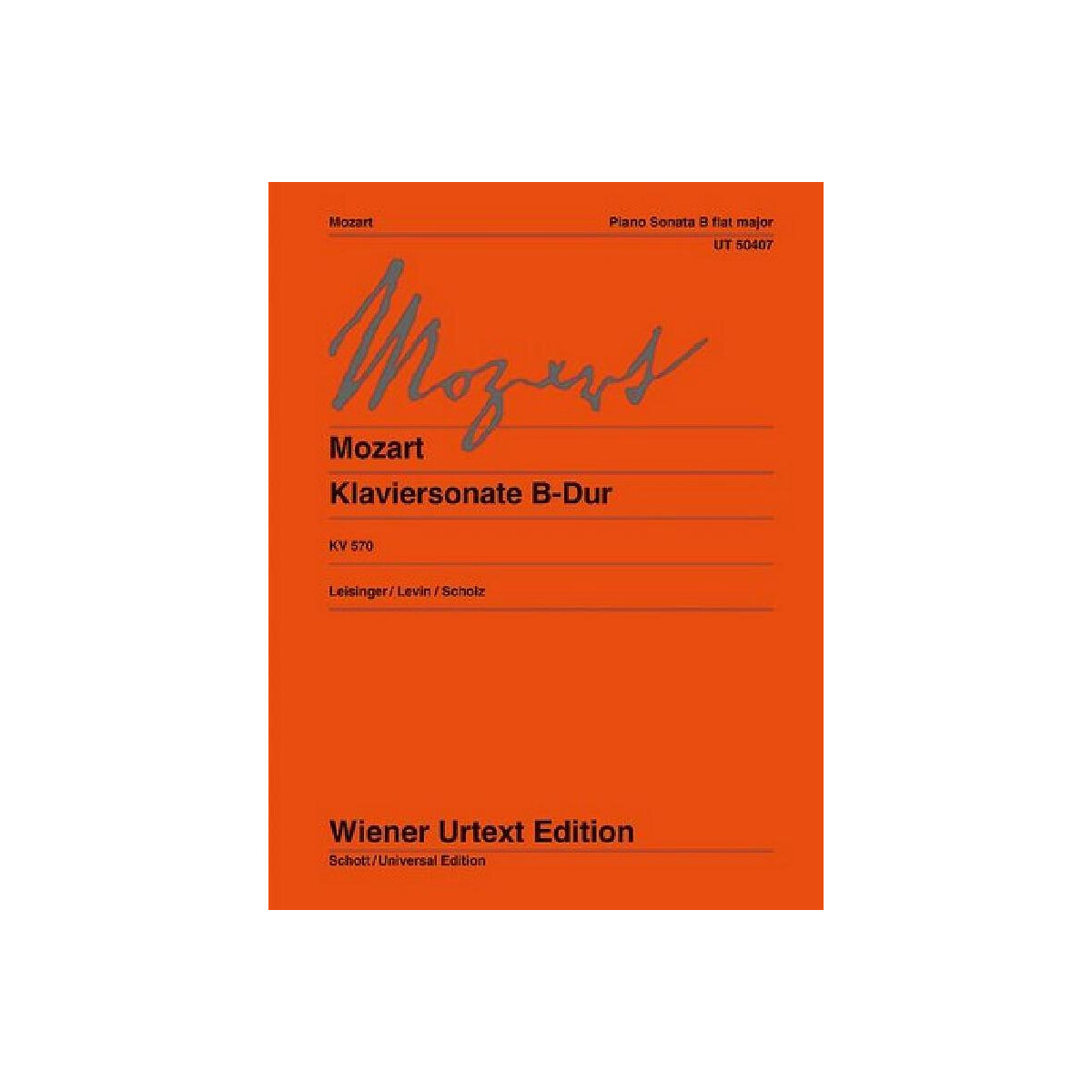 Sonate B-Dur KV570 box