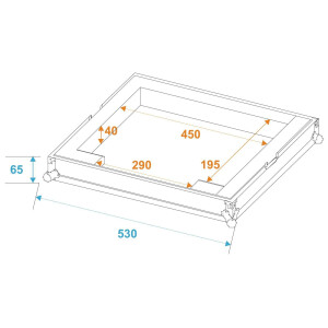 Roadinger Flightcase DMX Move Bigfoot