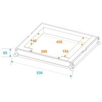 Roadinger Flightcase DMX Move Bigfoot