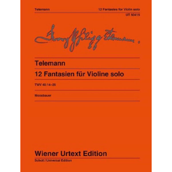 12 Fantasien TWV40:14-25