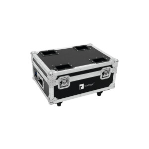 Roadinger Flightcase 4x AKKU UP-4 QuickDMX mit Ladefunktion